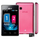Celular LG T375, Dual Chip, Tela Touch de 3.2 Polegadas, Wi-
